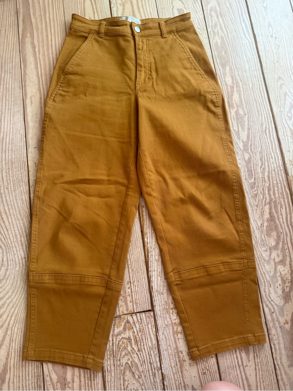 Everlane Utility Arc Pant in Ochre size 2